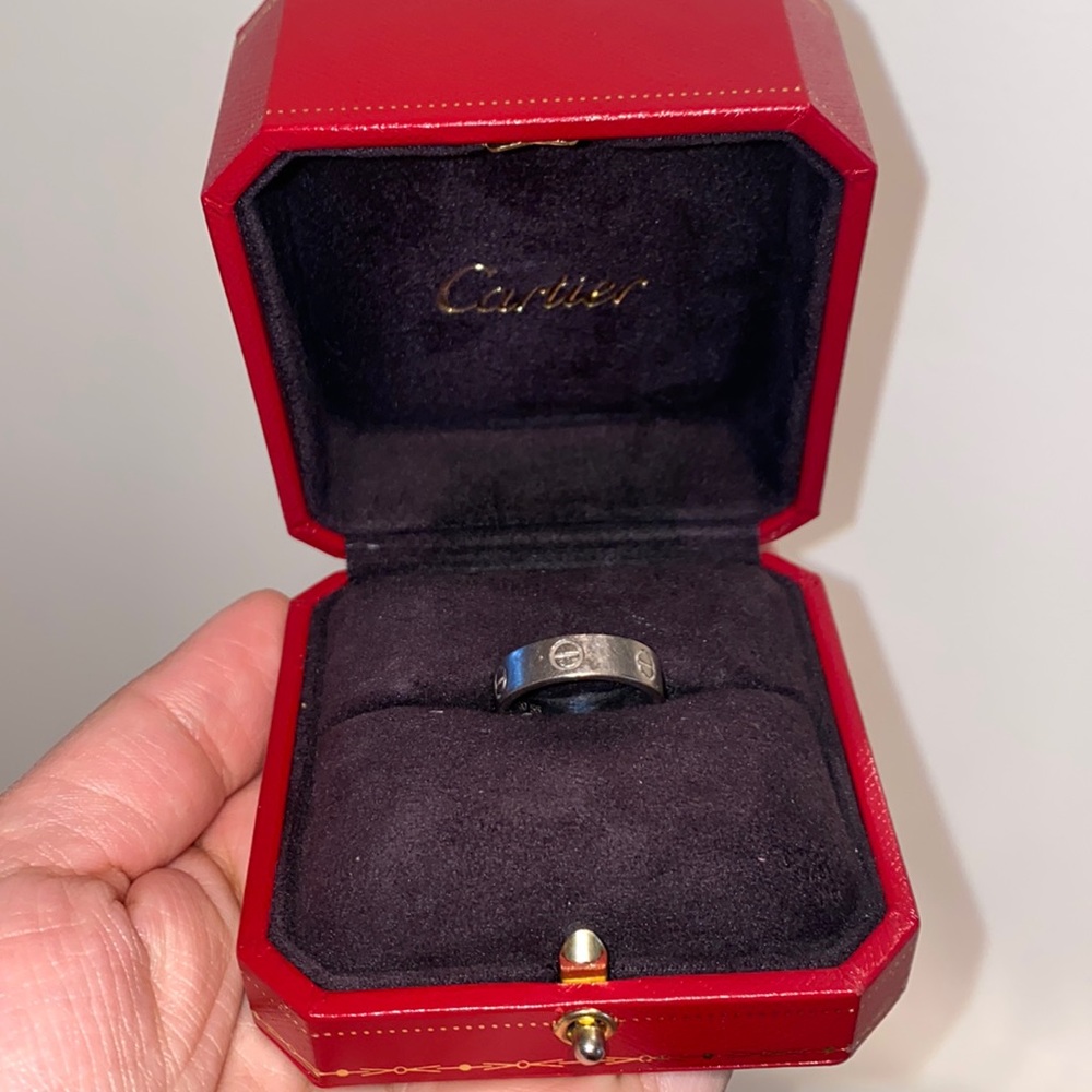 ❌SOLD❌ Cartier White Gold Love Ring